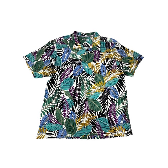 Tommy Bahama Other - Tommy Bahama Hawaiian Shirt Gentlemen Prefer Fronds Size XXL Silk Blend